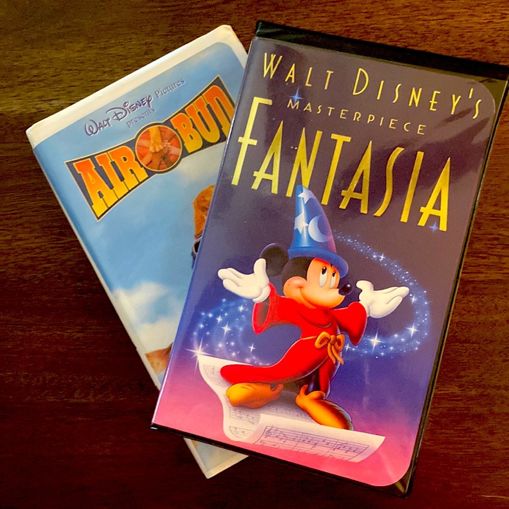 Two vintage Disney VHS
